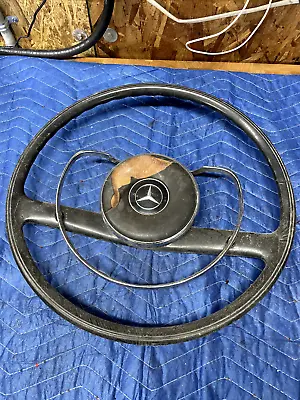 MERCEDES 300SE 300SEL W112 W109 W108 EARLY STYLE STEERING WHEEL WITH PAD W111 #2 • $250