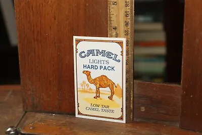 Vintage 1980's Store Display Sticker Cigarette Decal Camel • $4