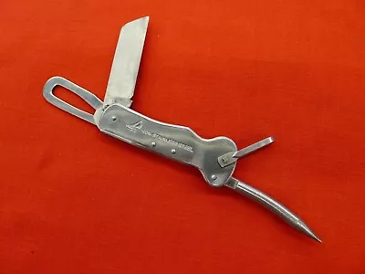 Vintage TELO Stainless Sailors Pocket Rigging Knife W/Marlin Spike Japan • $9.99