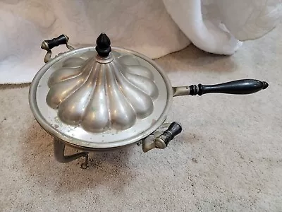 Vintage (Antique) Chafing Dish With Stand  S. Sternau And Co. Brooklyn  N.Y. • $42