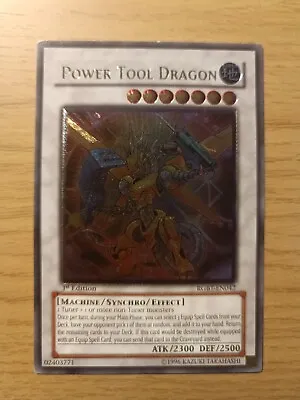 Yu-Gi-Oh! Power Tool Dragon | 1st Edition  |RGBT-EN042  | Ultimate Rare | LP • £80