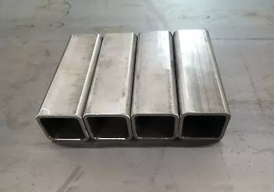 SQUARE STEEL TUBE 2  X 2  X 3/16  X 6  Long - 4 Pieces • $38.50