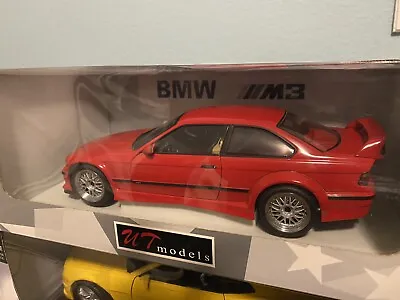 BMW E36 M3 GTR 1/18 Red..!  Hard To Find  • $289