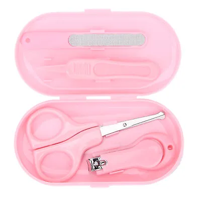 4Pcs Newborn Baby Baby Nail Care Kit Nail Clipper Tweezers Manicure Set For Gxn • £7.67