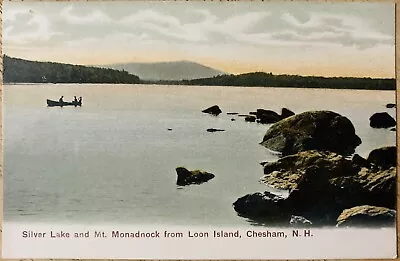 Chesham Nh. C.1907 Pc. (a61)~view Of Silver Lake Mt. Monadnock From Loon Isl. • $5.99