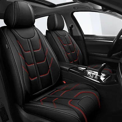 Faux Leather Front & Rear Car Seat Covers Pad For Ford Mustang Mach-E 2021-2023 • $131.95