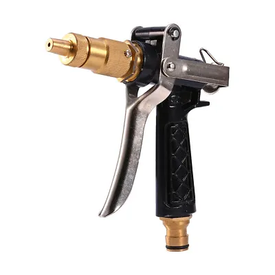 Brass Metal High Pressure Auto Car Wash Cleaning Water Gun Sprayer Hose AA • £10.64