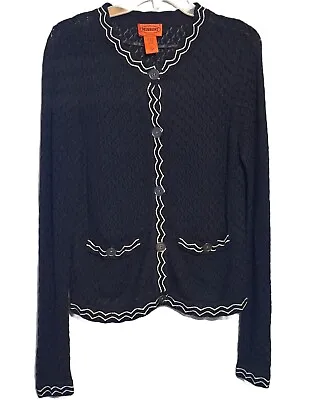 Missoni For Target Womens Cardigan Size M Black Long Sleeve • $26.99