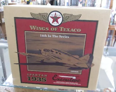 Wings Of Texaco Ertl Die Cast 1935 Spartan Executive NIB • $35