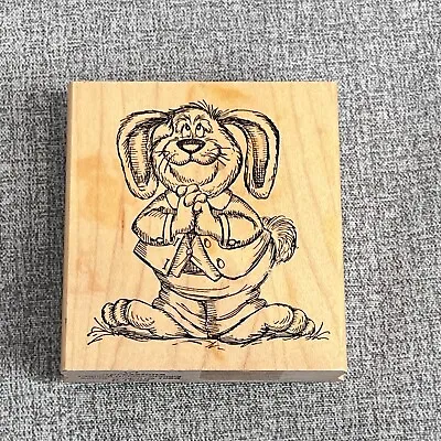 Art Impressions Bunny Rabbit Rubber Stamp Wood Vintage Easter • $9.99