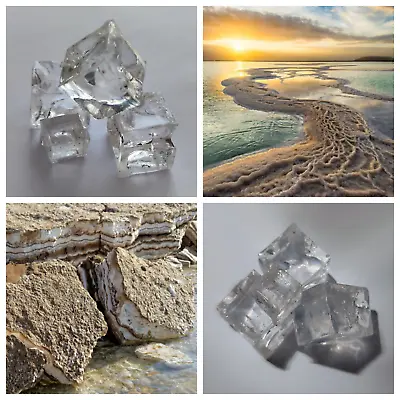 Rare Natural Pure Dead Sea Salt Cubes • Nature Miracle • Dead Sea • Holy Land • $15