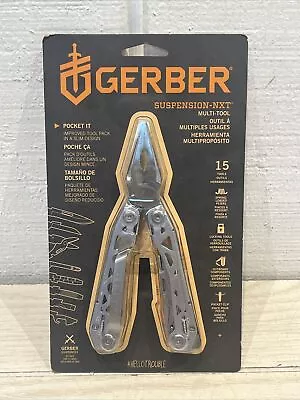 Gerber Suspension-NXT Stainless Steel Multi Tool 15 Tools NEW + Free Shipping • $22.95