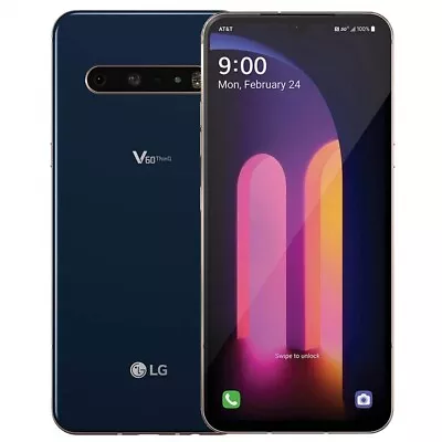 LG V60 ThinQ 128GB Blue LM-V600AM AT&T Unlocked VERY GOOD • $169.53