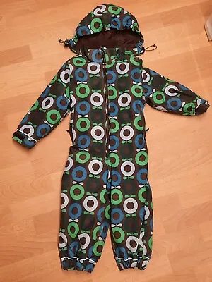 Katvig Nordic Scandi Apple Design Snowsuit 98 Cm / 2-3 Years But Runs Big. VGC. • £21