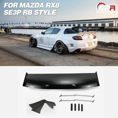 For Mazda RX8 SE3P RB Style Rear Trunk GT Wing Bodykits FRP Unpainted Spoiler • $1052.35