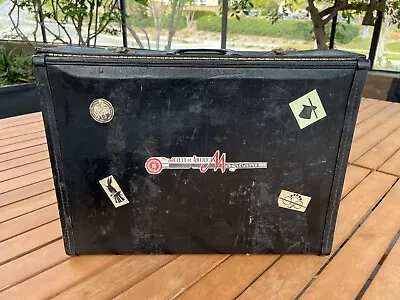 Antique Magician Carry Case Magic Magician Orb Suitcase Vintage Moon Lock • $375