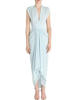 Carla Zampatti Diaphanous Waterfall Dress - Size 12 - RP: $899 • $290