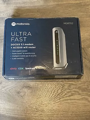 Motorola MG8702 | DOCSIS 3.1 Cable Modem + Wi-Fi Router OPEN BOX • $129.99