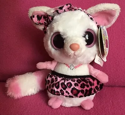 £14.99 • Buy Aurora Yoohoo Singing Pammee Fennec Fox White Pink Soft Plush Toy 5.5” Tag