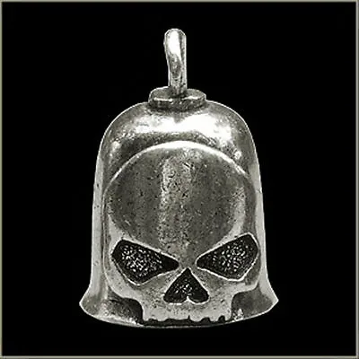 Half Skull Motorcycle Guardian Angel FITS Harley Good Luck Gremlin Bell Made USA • $13.92