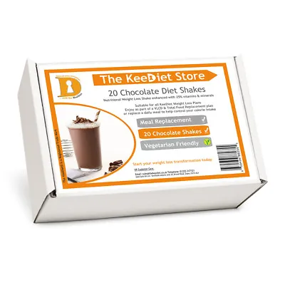 £17.99 • Buy KeeDiet® 20 X Chocolate Meal Replacement Diet Shakes VLCD Ketosis 