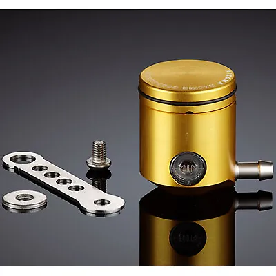 Rizoma Gold Motorcycle Storage Fluid Tank Clutch Brake Reserve Pot Universal Fit • $62.24