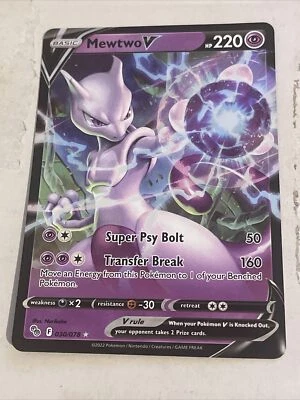 $0.99 • Buy Mewtwo V 30/78 - Pokémon GO - V - MINT - Pokémon TCG