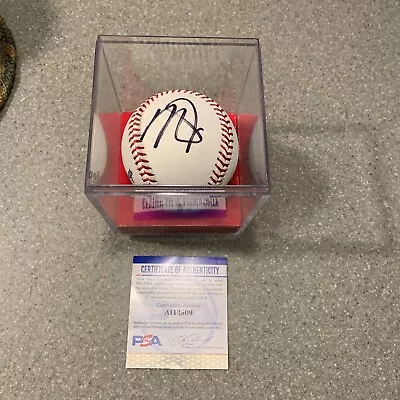 Mike Trout Signed LA Angels Baseball/PSA • $427