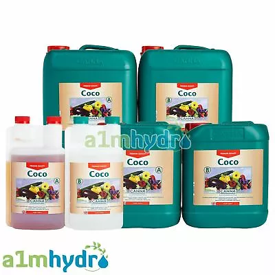 Canna Coco A+B 1L 5L 10 Litre Flower Plant Food Base Nutrients Hydroponics • £17.99