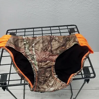 Girls With Guns Mossy Oak And Hunter Orange Bikini Bottom - Women's Xl NWT • $15