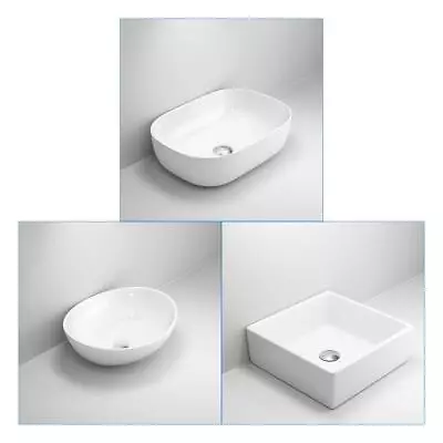 Bathroom Cabinet Vanity Unit Sink Basin Storage Countertop Cloakroom Square • £43.99