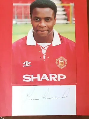 PAUL PARKER - Manchester United Photo & Hand Signed Autograph • £5.99