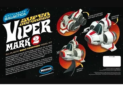 Moebius Battlestar Galactica Egg SD Viper MK II • $26.72