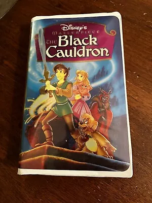 THE BLACK CAULDRON Disney's Masterpiece  VHS In Clamshell Case Vintage Clean • $6