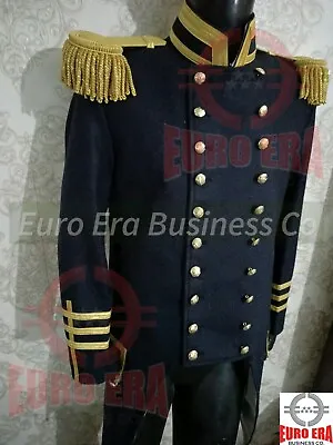 Civil War US Naval Officers Rank Full Dress Frock Coat Jacket With Epaulettes  • $290