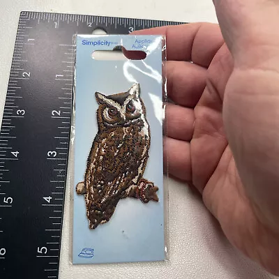$4.95 • Buy Sitting On A Tree Branch OWL Patch K026