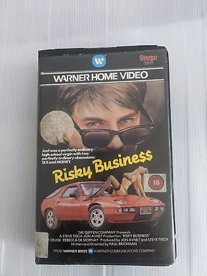 Risky Business -  Pre Cert VHS  Clamshell  Big Box - Warner Home Video • £20