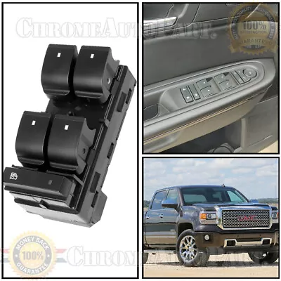 For 2007-2014 Silverado Sierra 1500 2500 3500 4DR Driver Power Window Switch • $9.90