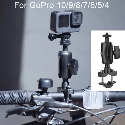 Bicycle Mount Bracket For GoPro Hero 10 9 8 Yi 4k Sjcam Sj8 Eken Action Camera G • £17.51