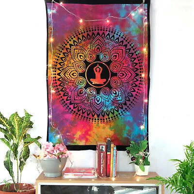 Indian Bohemian Mandala Poster Tapestry Yoga Meditation Wall Decor Tapestries   • $8.99
