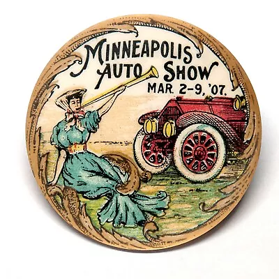 Minneapolis Auto Show Advertising Pocket Mirror • $15