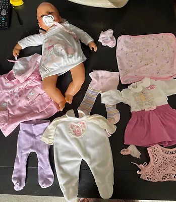 Baby Annabelle  Baby Doll Clothes And Accessories Sounds Working • £25