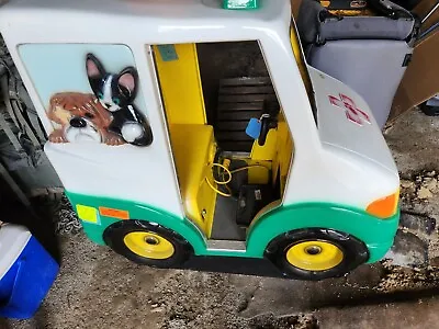 Animal Ambulance Coin Operated Kiddie Ride Pet Resue Needs Restored • $350