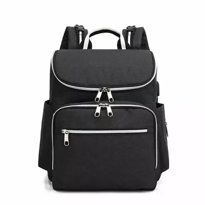 £13.99 • Buy Nappy Diaper Backpack Baby Changing Bag External USB Connectivity