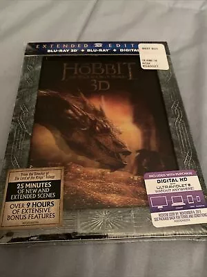 The Hobbit Desolation Of Smaug 3D Extended Edition Blu Ray SEALED!! • $29.99