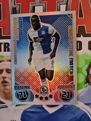 Match Attax 10/11 Man Of The Match Christopher Samba • £1.50