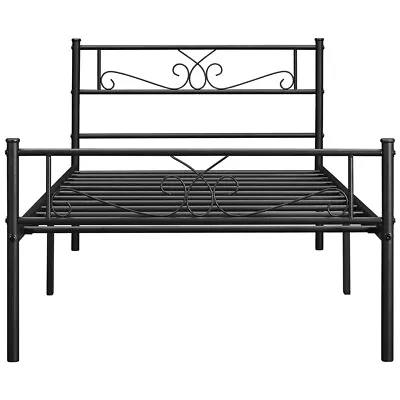 Twin/Full Bed Frames Metal Platform  With Headboard And Footboard Used • $39.99