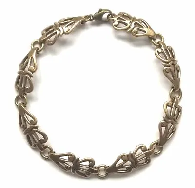 KALEVALA KORU KK Finland - Beautiful Vintage Bronze Bracelet  Sun Lion  • $80