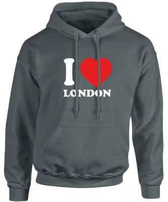 I Love London Funny Unisex Hoodie 10 Colours (S-5XL) By Swagwear • £20.68