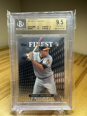 2013 Topps Finest Manny Machado BGS 9.5 Rookie Padres • $25